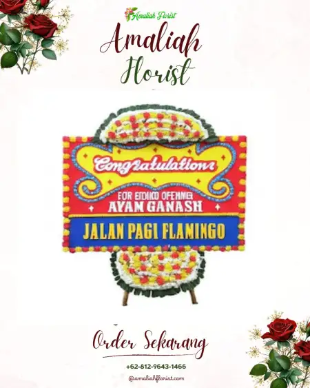 Sewa Papan Bunga Mesat Seni